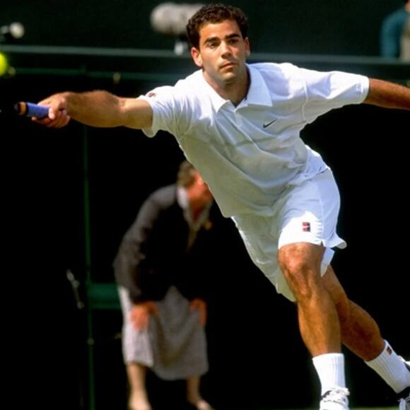 VTG 90s Nike Tennis Shorts Court Classic Patch Men's M Pleated Agassi Sampras - Picture 2 of 15